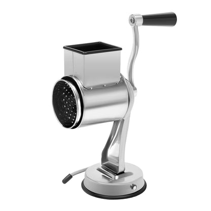 5 Blade Stainless Steel Veggie Chopper or Manual Rotary Cheese Grater - DailyBasicNeeds.com