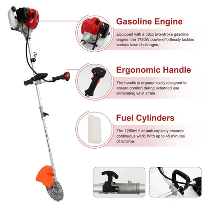 52cc Weed Wacker 2 - Stroke Gas Grass Trimmer - DailyBasicNeeds.com