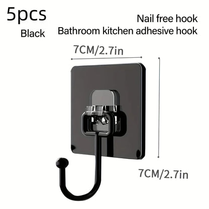 5pcs Heavy Duty Wall Hook - DailyBasicNeeds.com