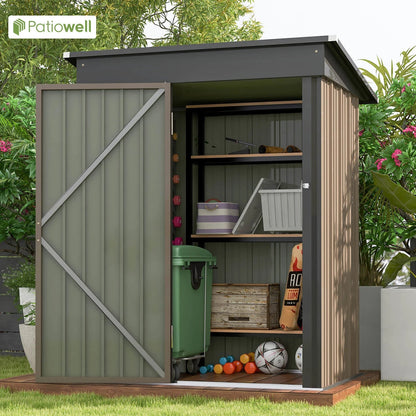 5x3 FT Outdoor Storage Shed - DailyBasicNeeds.com