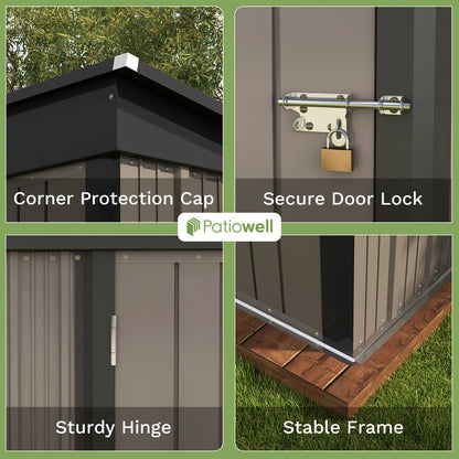 5x3 FT Outdoor Storage Shed - DailyBasicNeeds.com