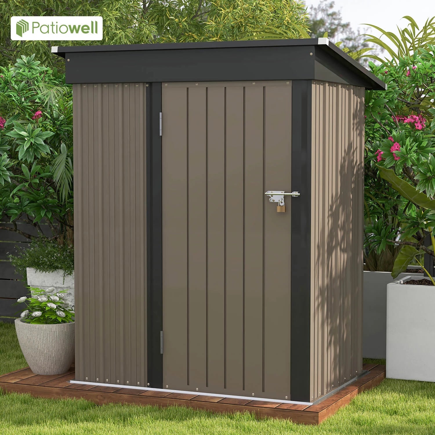 5x3 FT Outdoor Storage Shed - DailyBasicNeeds.com