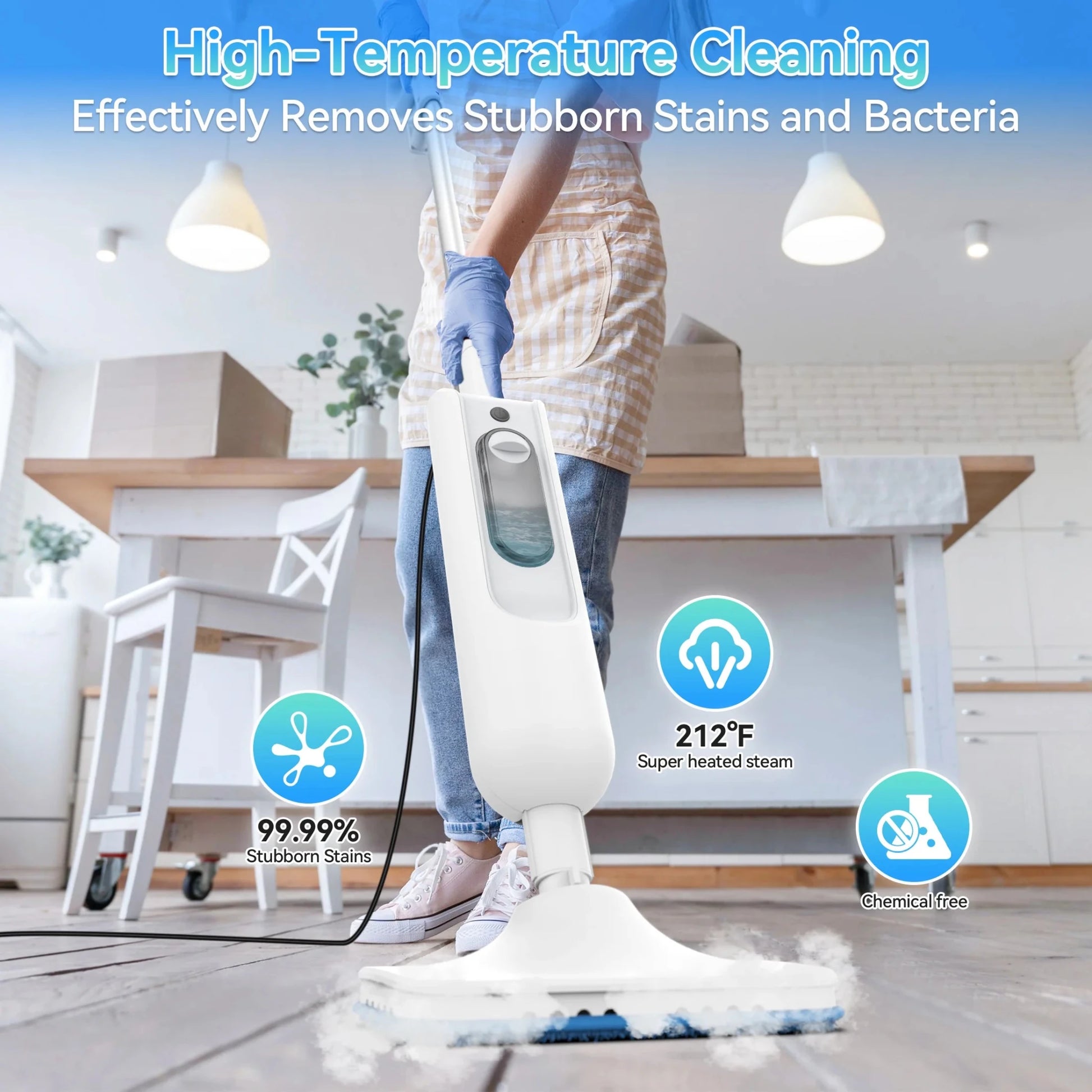 6 in 1 Scrubbing Steam Vac Mop - DailyBasicNeeds.com