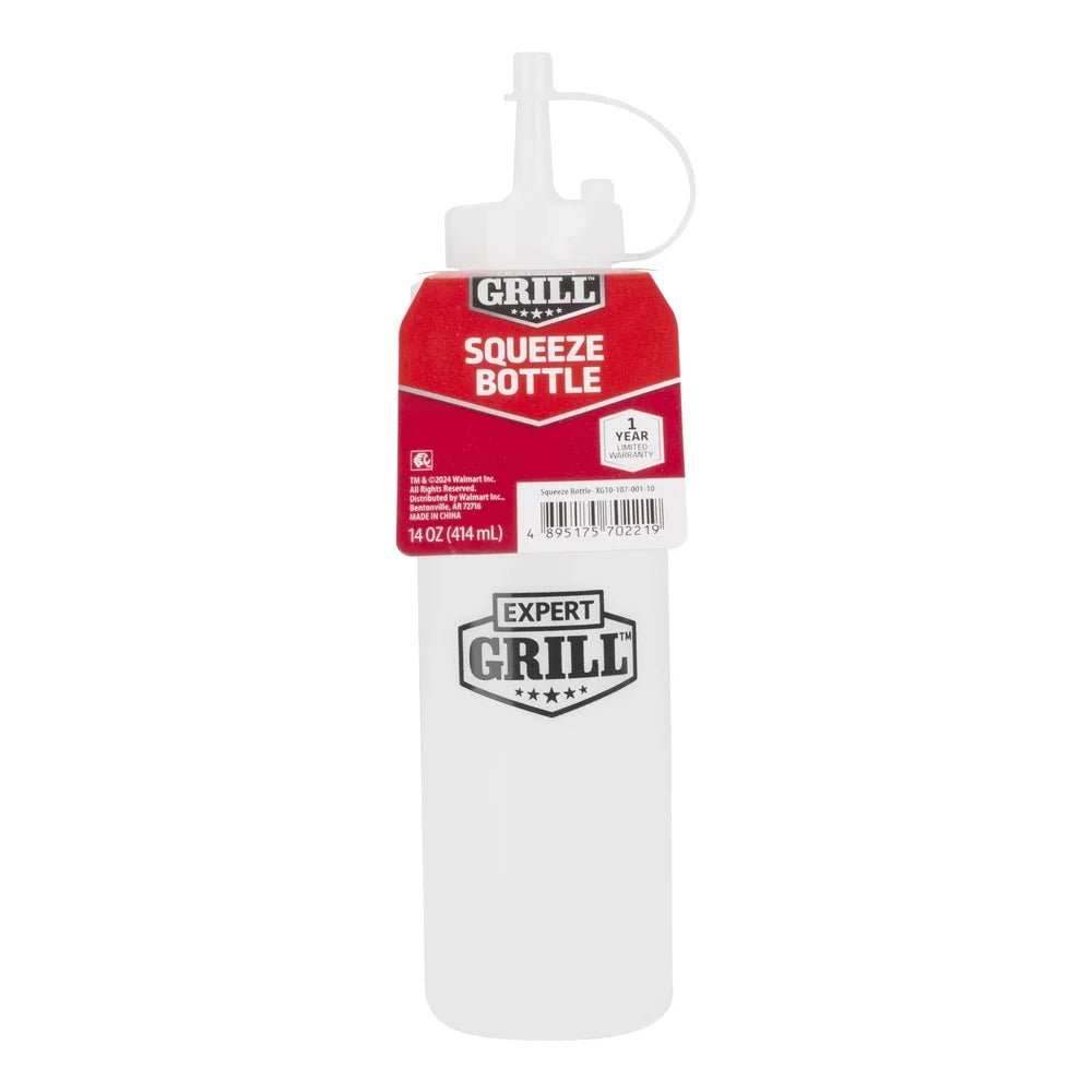 6 Pack 14oz Plastic Squeeze Bottles - DailyBasicNeeds.com