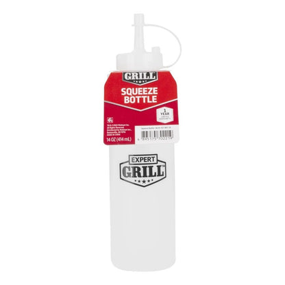 6 Pack 14oz Plastic Squeeze Bottles - DailyBasicNeeds.com
