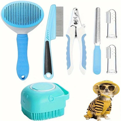 7 Pack Pet Grooming Set - DailyBasicNeeds.com