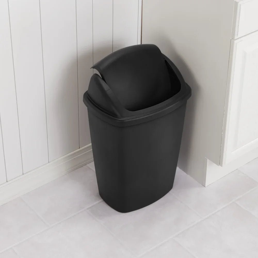 7.5 Gallon SwingTop Trash Can - DailyBasicNeeds.com