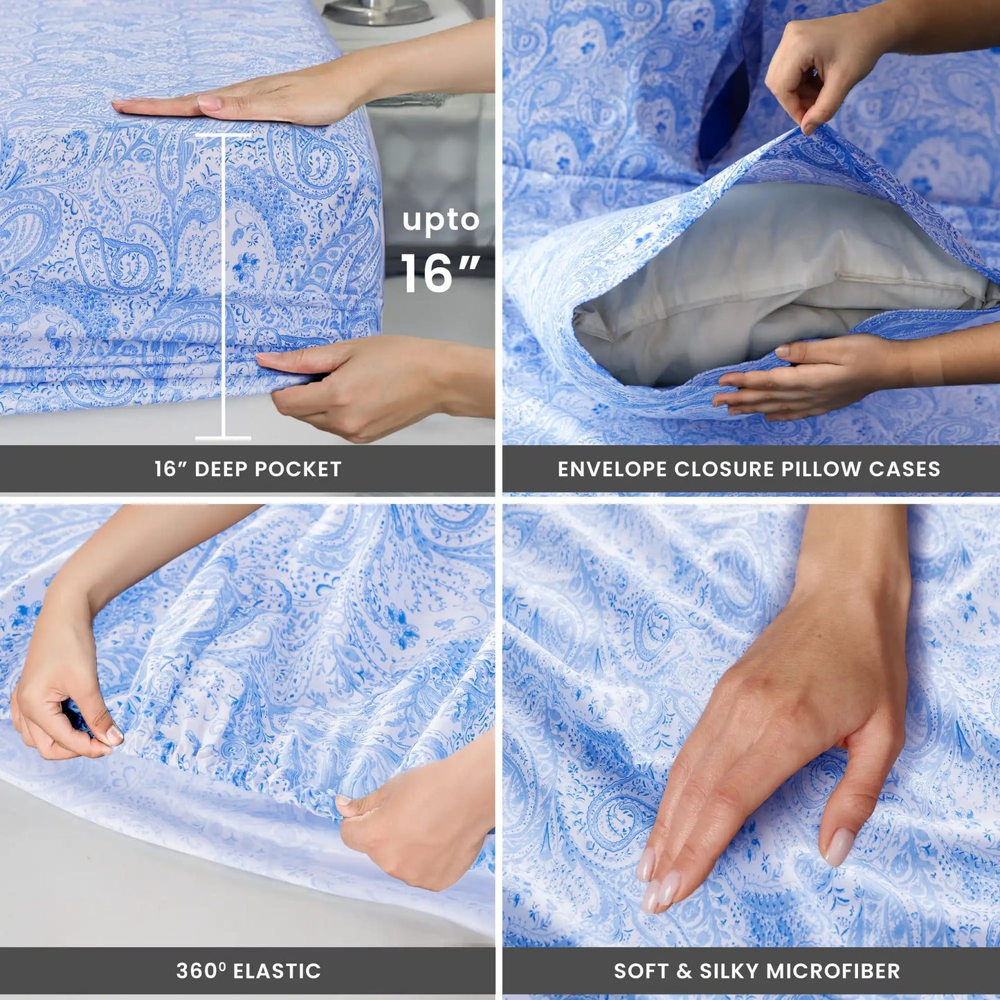 Paisley Bed Sheet Set