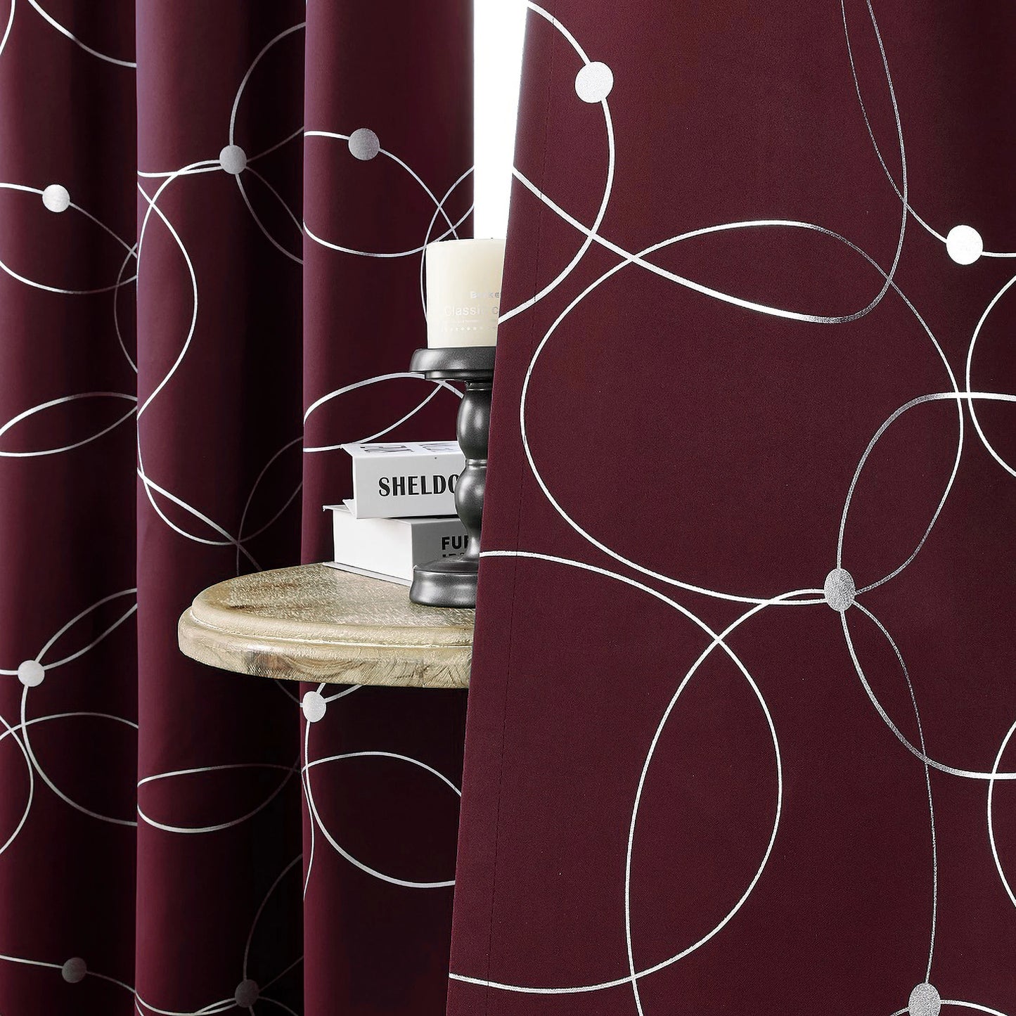4PCS Blackout Curtains