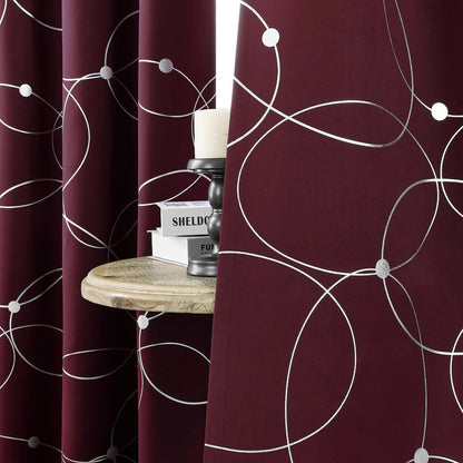 4PCS Blackout Curtains