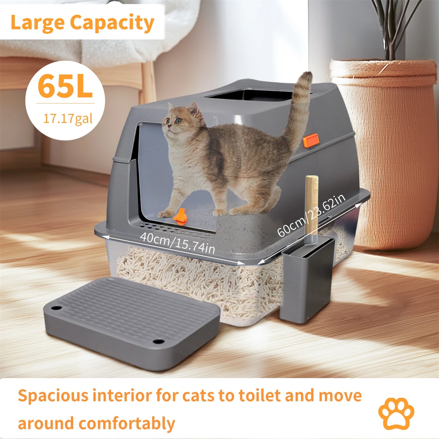 Litter Box for Big Cats