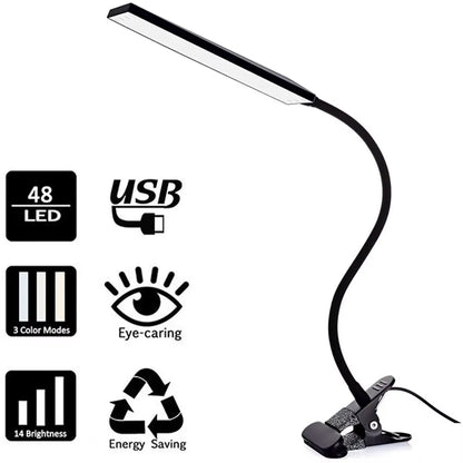 LED Clip-On Desk Lamp
