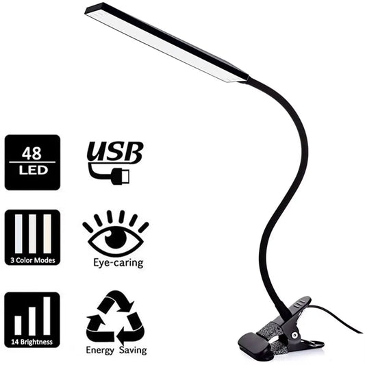 LED Clip-On Desk Lamp