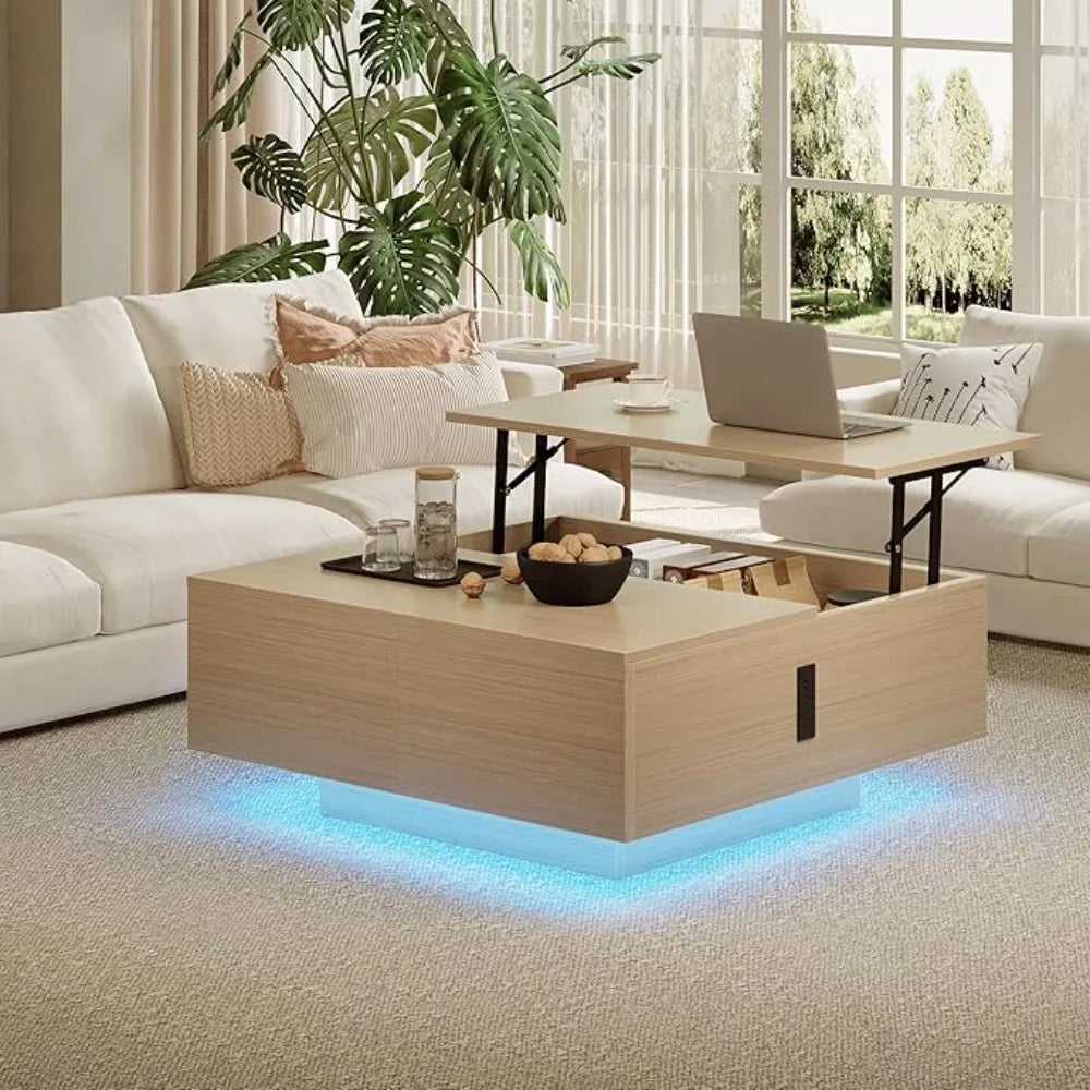 Square Lift Top Coffee Table