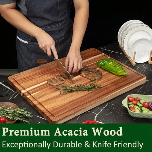 Large Acacia Wood Cutting Board