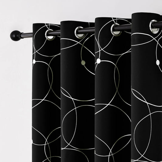 4PCS Blackout Curtains