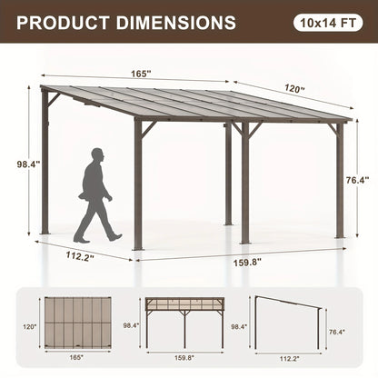10x14FT Hardtop Gazebo