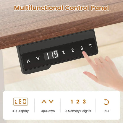 Farmhouse L-Shaped Standing Desk