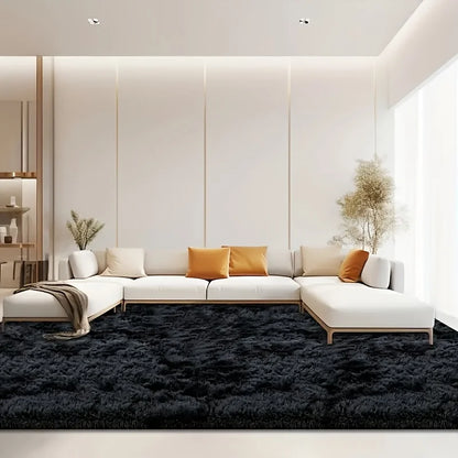 Large plush area rug