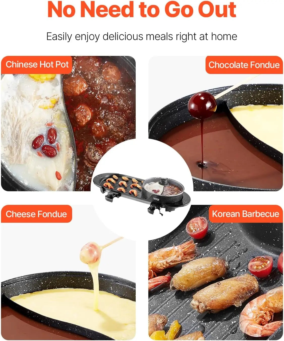 2-in-1 Grill and Hot Pot