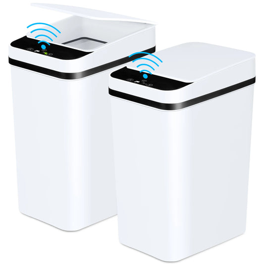 2 Pack Automatic Trash Cans