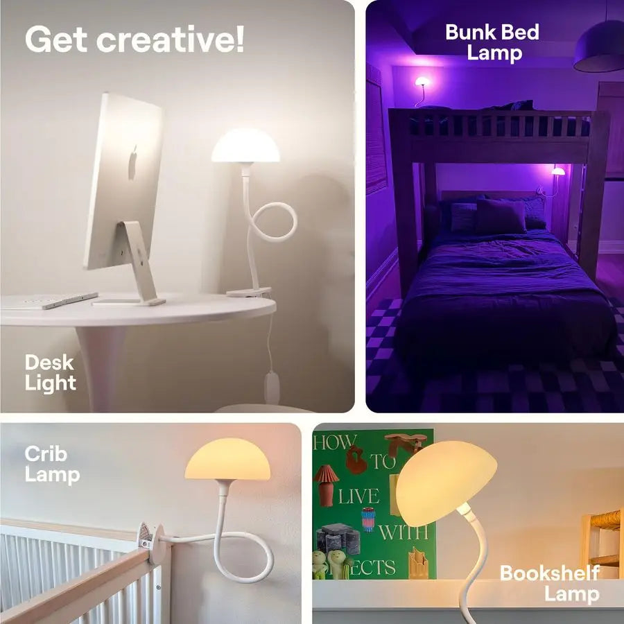Clip-On Bedside Lamp