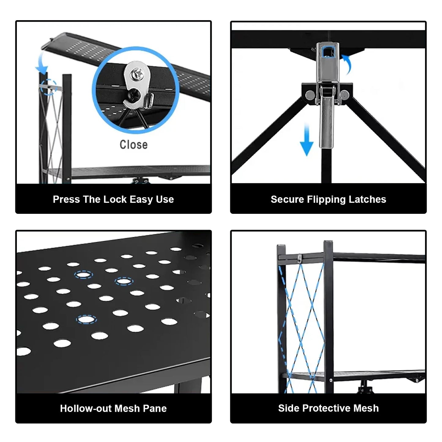 Storage Shelving 5-Tier With Wheels