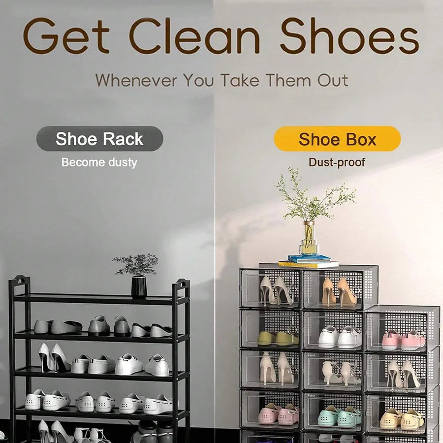 Plastic Stackable Shoebox