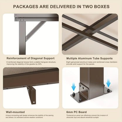 10x14FT Hardtop Gazebo