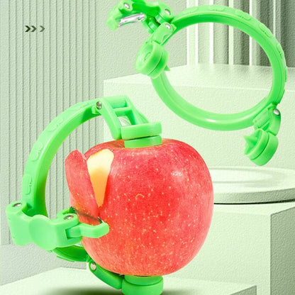 Handheld Rotating Peeler for Apple