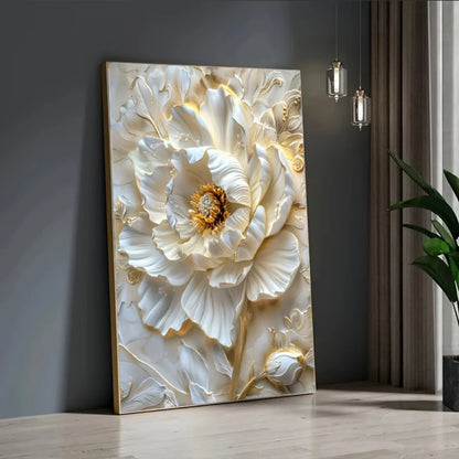 Modern abstract floral canvas art prints
