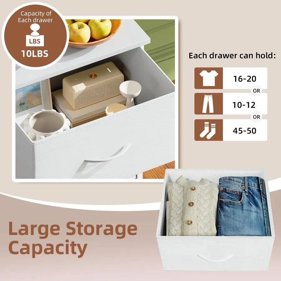 Dresser for Bedroom with 4 Drawers