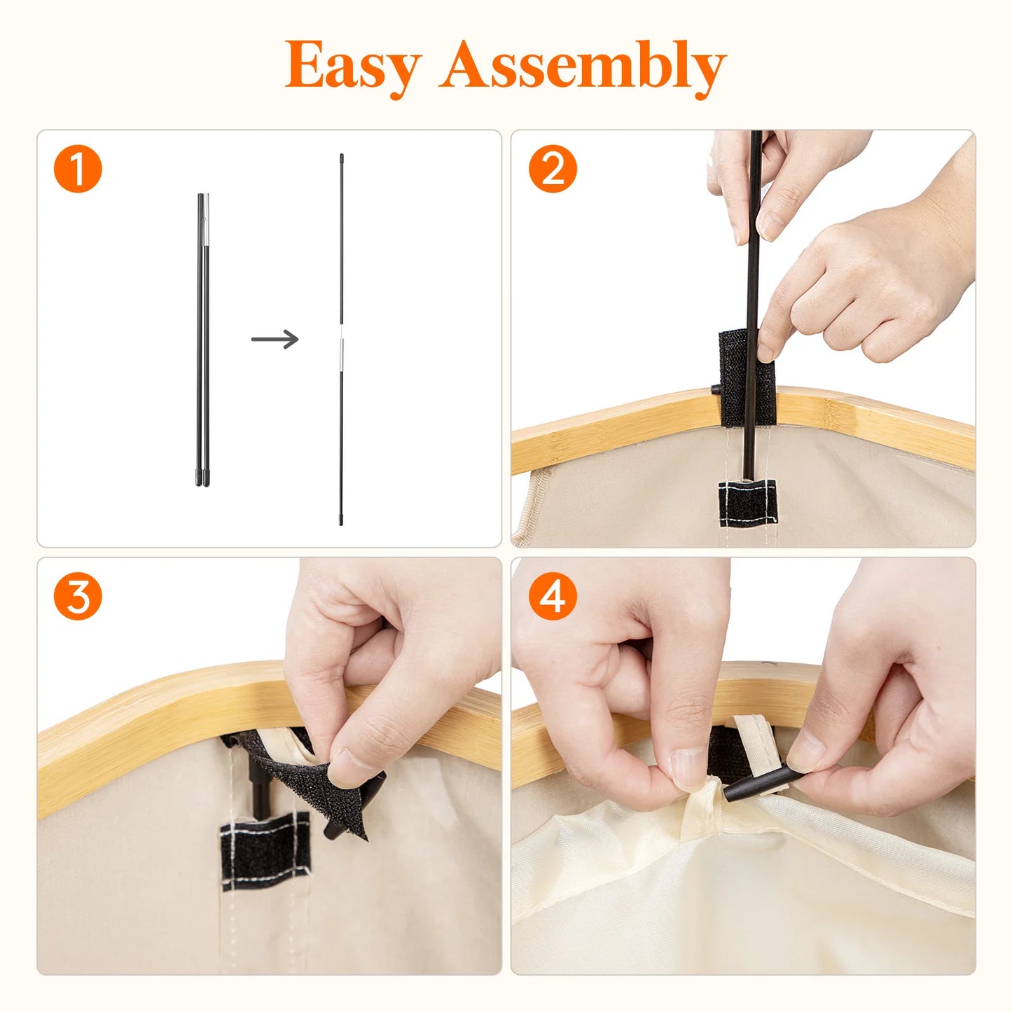 Slim Laundry Hamper with Lid