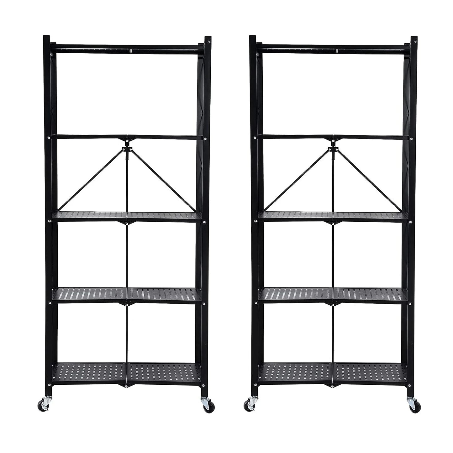Storage Shelving 5-Tier With Wheels