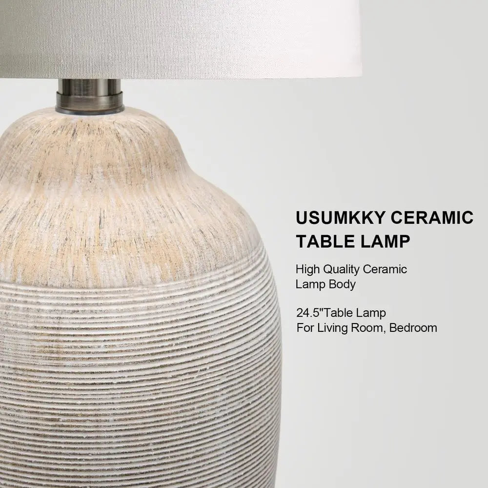 24 Inch Vintage Ceiling Table Lamp