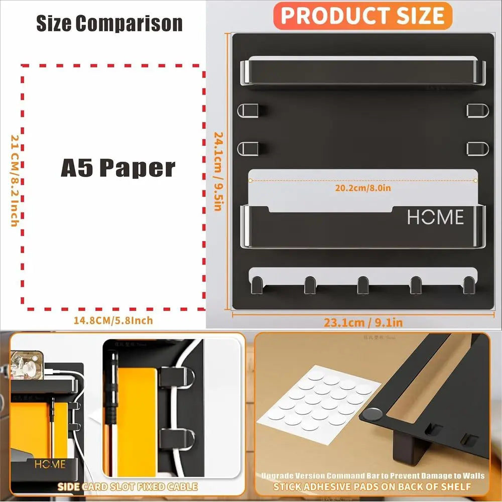 Bedside Shelf Wall and Nightstand