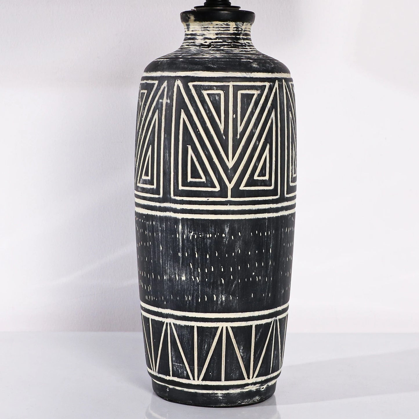 Ceramic Table Lamp With Linen Shade