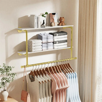 Industrial Pipe Clothing Rack