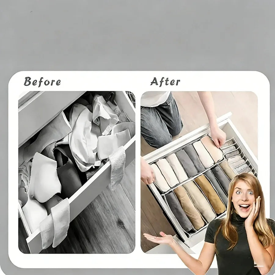 5Pcs Drawer Organizer Set