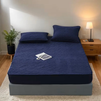 Soft quilted mattress cover