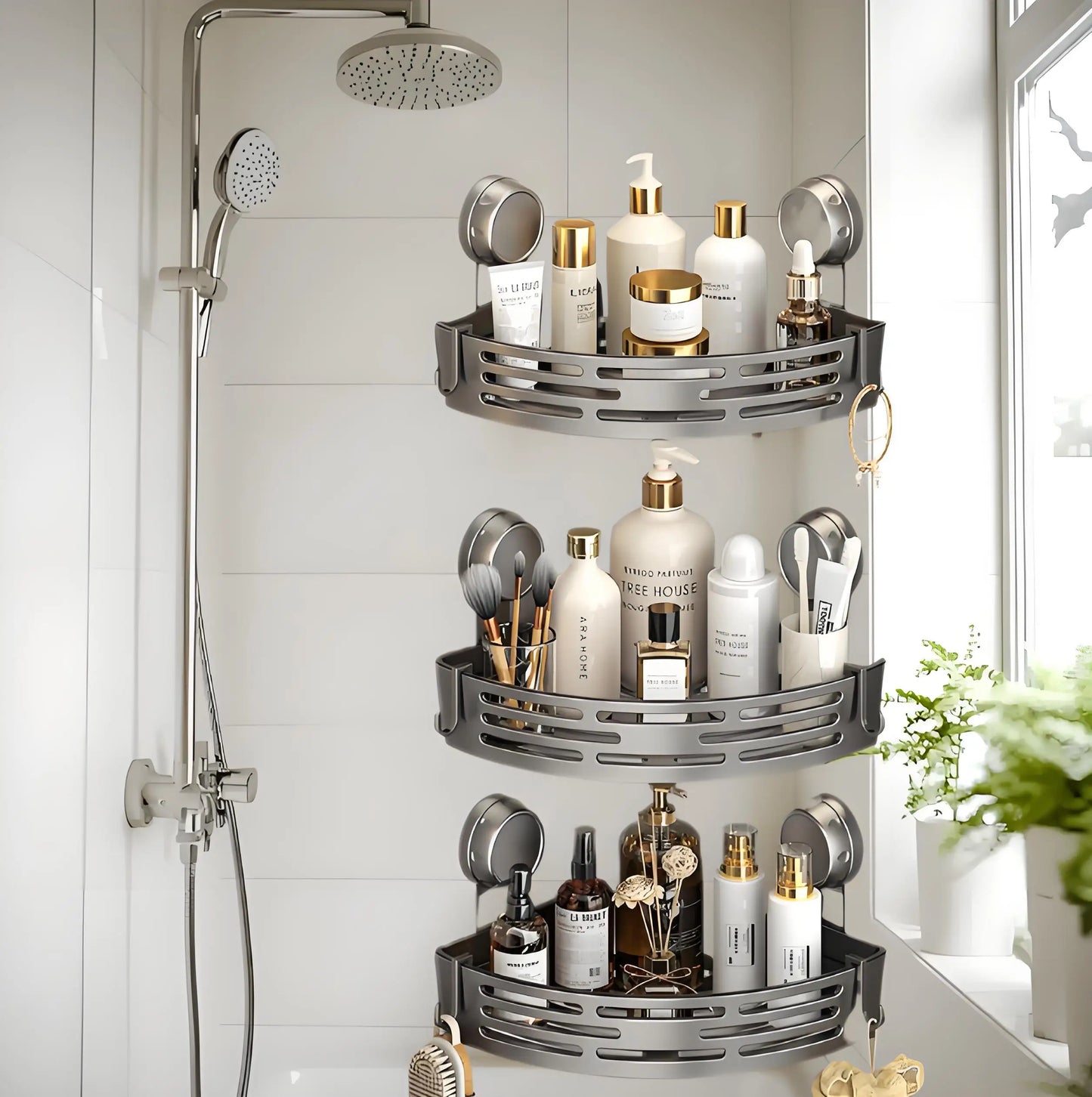 Shower Corner Rack