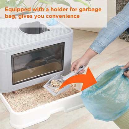 Large Hooded Cat Litter Box