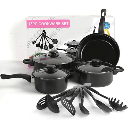 13 PCS Kitchen Cookware for Induction Cooker