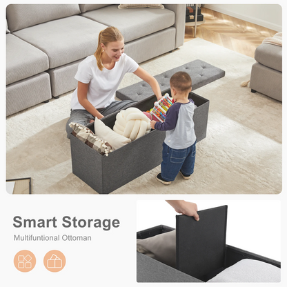Hidden Storage Footstool