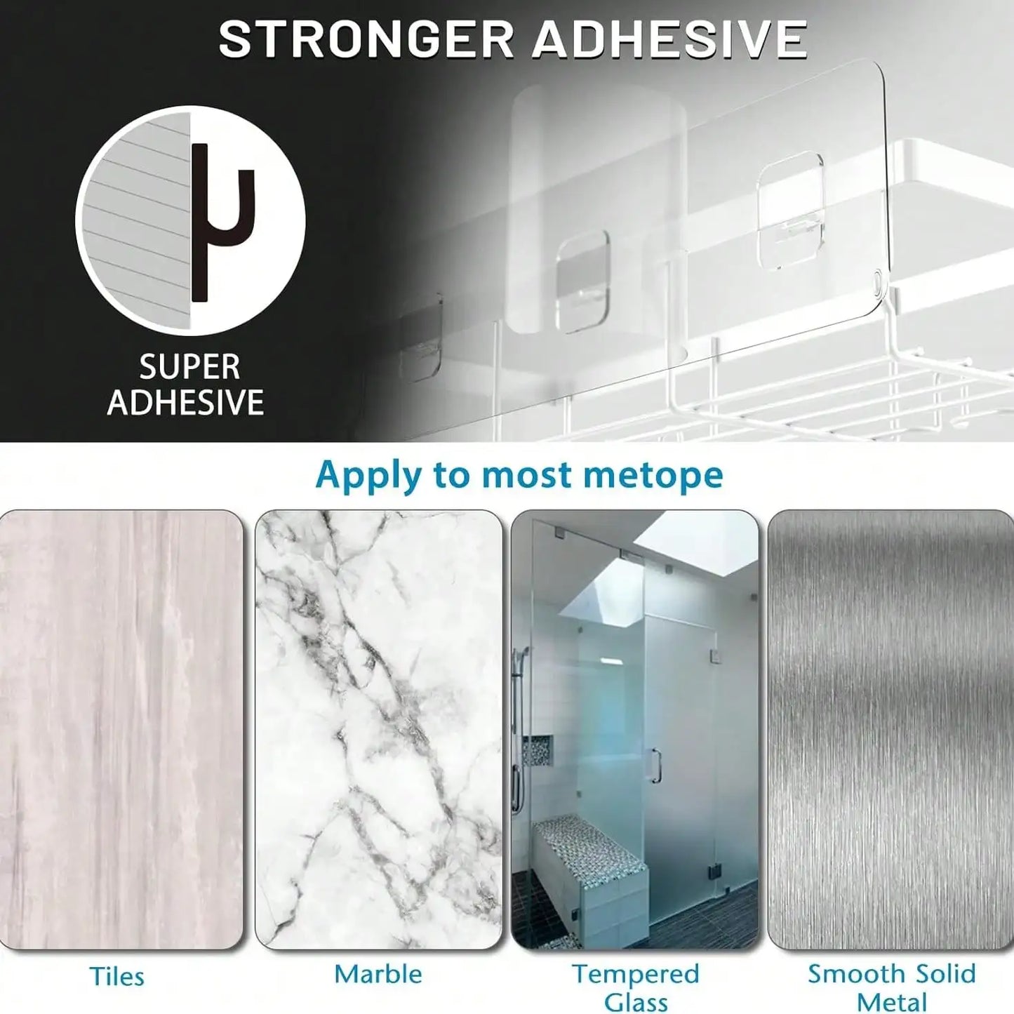 Adhesive Shower Caddy