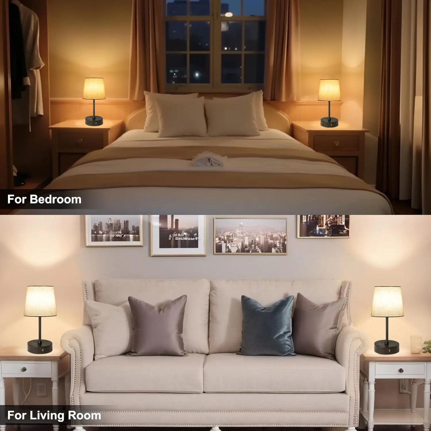 Color Changing Nightstand Lamps