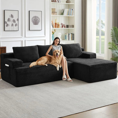 Cloud Sectional Couch with L-Shape Chaise