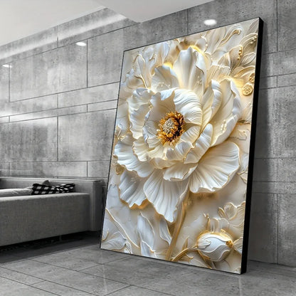 Modern abstract floral canvas art prints