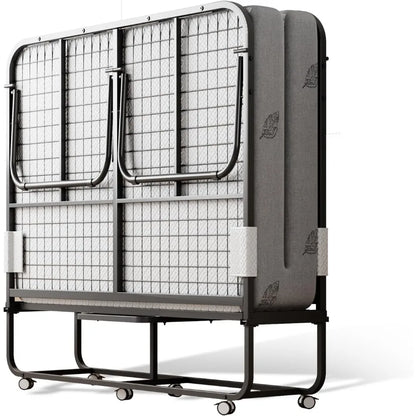 Portable Folding Bed with Mattress