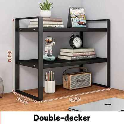 Iron Office Desk Storage Rack